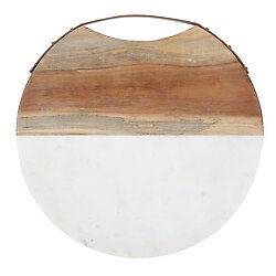 Acacia Wood + Marble Board